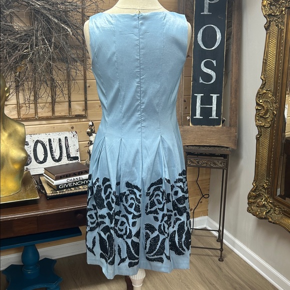 Blue beaded dress - Picture 2 of 14